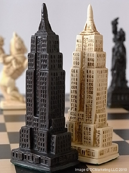 New York (Limited Edition) Plain Theme Chess Set